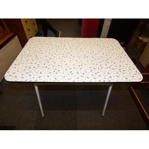 526 - Retro Formica Topped Dinning Table