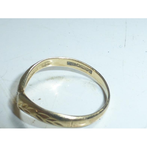 188a - Hallmarked 9CT Gold Stoned Ring