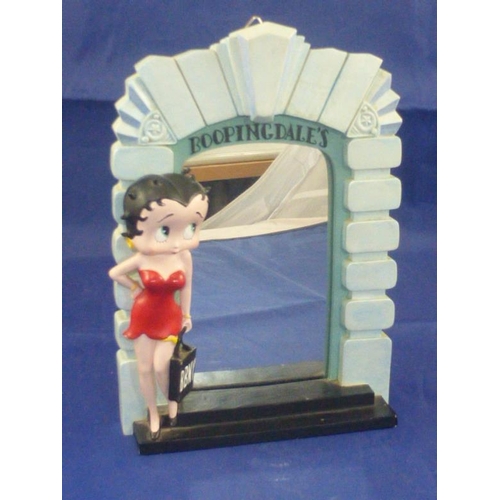 192a - Betty Boop Boopingdales Wall Mirror/Picture Frame (22cm)