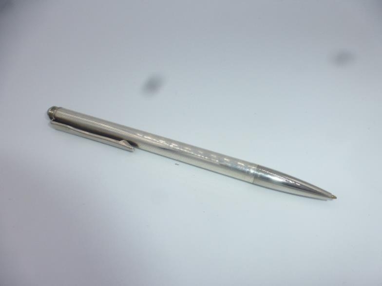 SETTELAGHI Silver Ballpoint Pen, Sterling Silver Pen, Vintage Pen