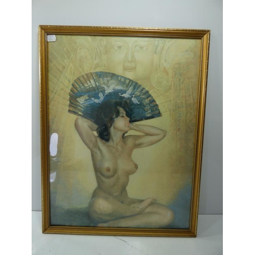 23 - Framed and Glazed 1960s Nude Model (18