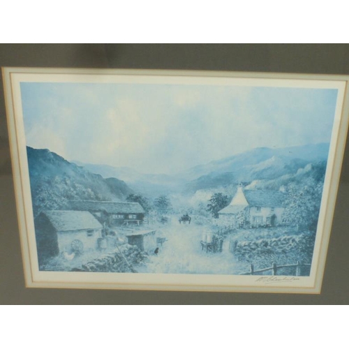 39 - Two Hand Signed Framed and Glazed Prints by The Artist William Chamberlain Together