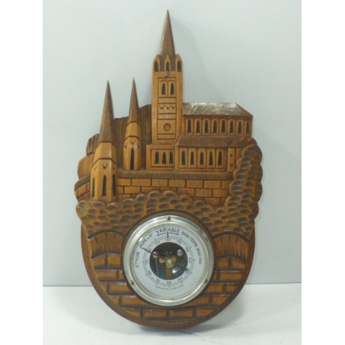 75 - Pluie Variable Chateau themed Barometer (14