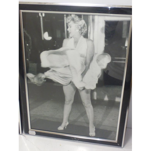 80 - Two Matching Framed and Glazed Prints Depicting Marilyn Monroe (18