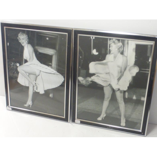 80 - Two Matching Framed and Glazed Prints Depicting Marilyn Monroe (18