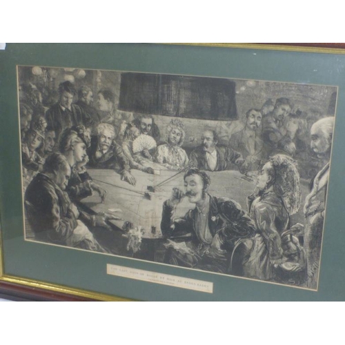 113 - Framed and Glazed Print entitled The Last Days of Rouge et Noir at Baden Baden (20