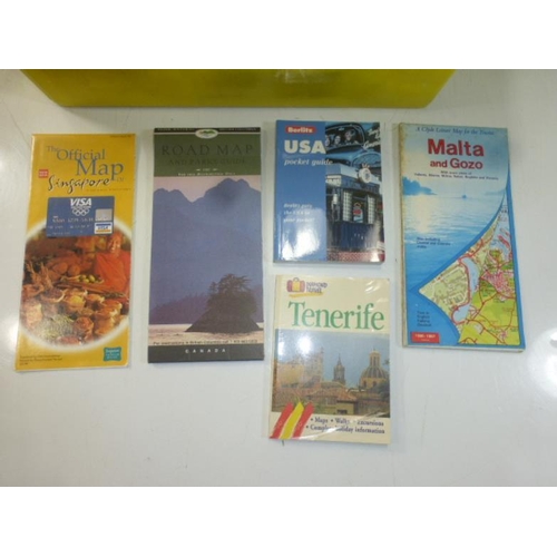 170 - Selection of Travel Books and Maps including Berlin, Fiji, Boston and Lots More