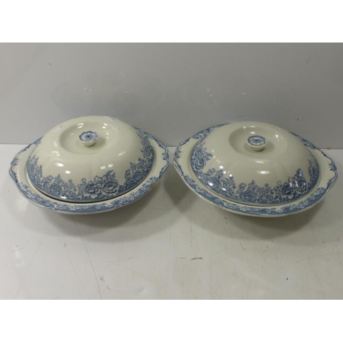 65 - Two Empire Ware tureens