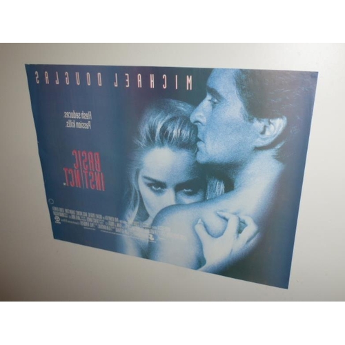 97 - Basic Instinct UK BRITISH QUAD, Michael Douglas Original Cinematic Poster (30