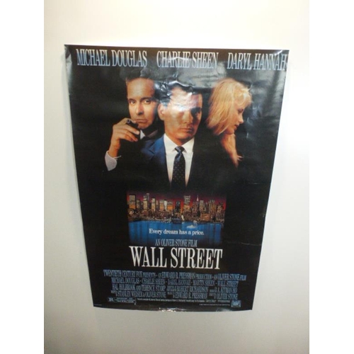 172 - Wall Street US ONE SHEET , Michael Douglas Original 1988 Poster (27