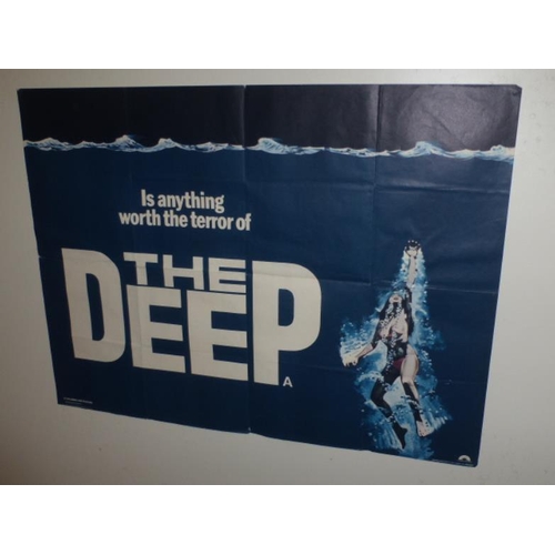 188 - The Deep UK BRITISH QUAD, Jacqueline Bisset Original Release (30