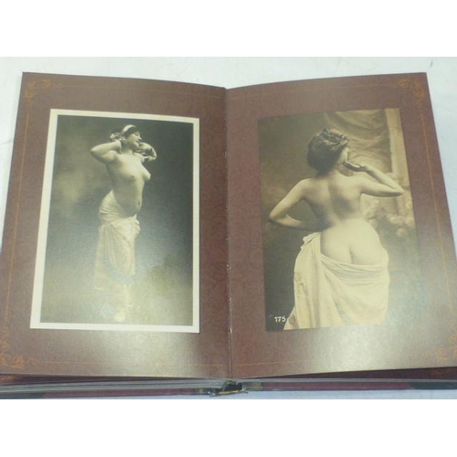 104 - Book depicting a Selection of Vintage French Postcard Erotica