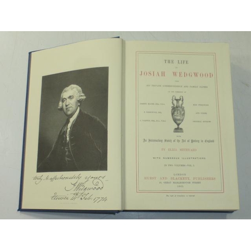 112 - The Life of Josiah Wedgwood in 2 Volumes