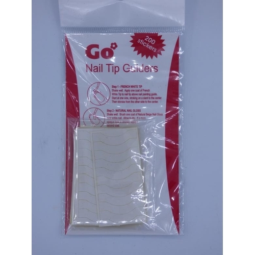 142 - Extremely Large Collection of New Go Nail Tip Guiders