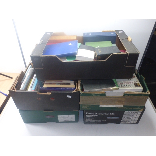 144 - Five Boxes of Various Books Including Film Review, Antique Handbook, Tolkien The Return of The King ... 