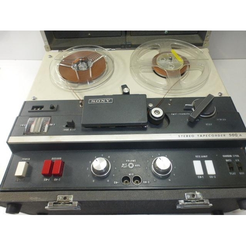 147 - Retro 1950's/60's Sony Reel to Reel Tape Recorder in Full Working Order