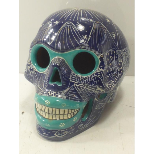 587 - Mystical Skull Ornament / Tea Light Holder