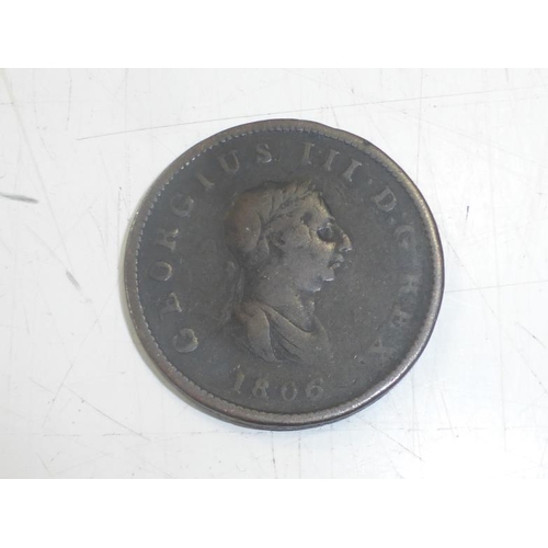 223 - 1806 Georgian half penny