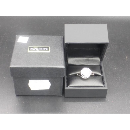 227 - Silver 925 Ring (Size V) in Presentation Box