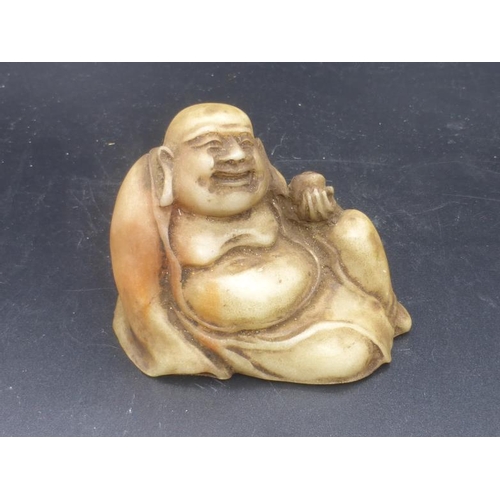 234 - Antique Carved Chinese Soapstone Buddha