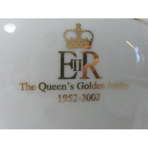 236 - Twelve Piece Queens Golden Jubilee Bone China Tea Set