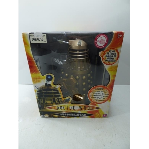 604 - A Large Boxed Radio Controlled Dalek