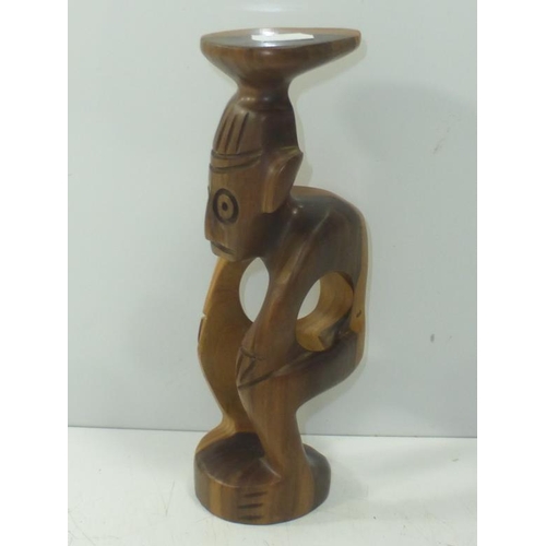 254 - Wooden Carved African Figure