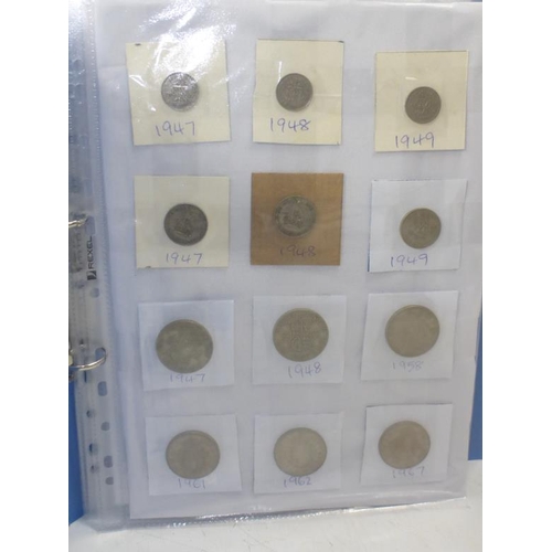 259 - Folder complete with various coins dating from 1897