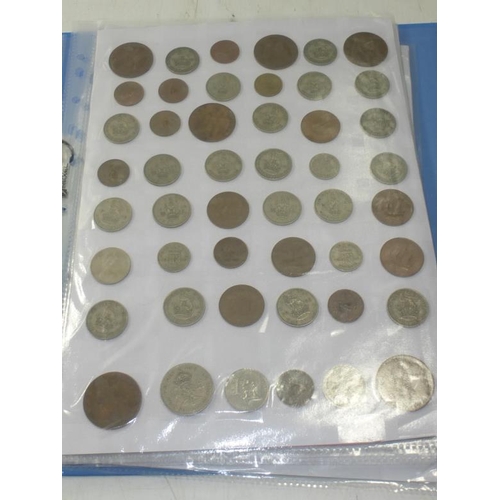 259 - Folder complete with various coins dating from 1897