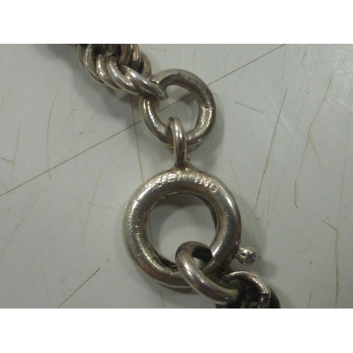 285 - Silver 925 Rope chain necklace