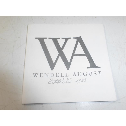 298 - Wendell August Hand Made Tray with Original Box and Certificate