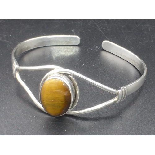 309 - Silver 925 Tigers Eye Bracelet in Presentation Box