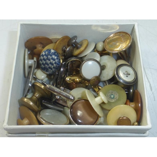 321 - Mixed Selection of Vintage Cufflinks and Tiepins