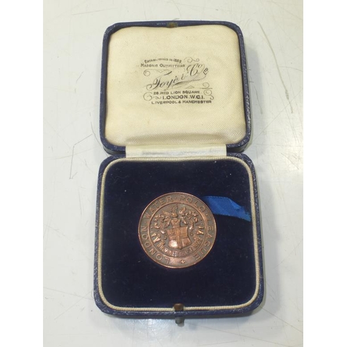 337 - Bronze 1938 Water Polo Medal Cased in Original Box