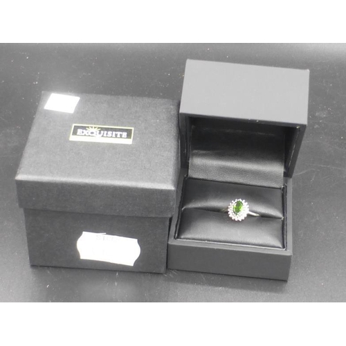 340 - Silver 925 Ring (Size K) In Presentation Box