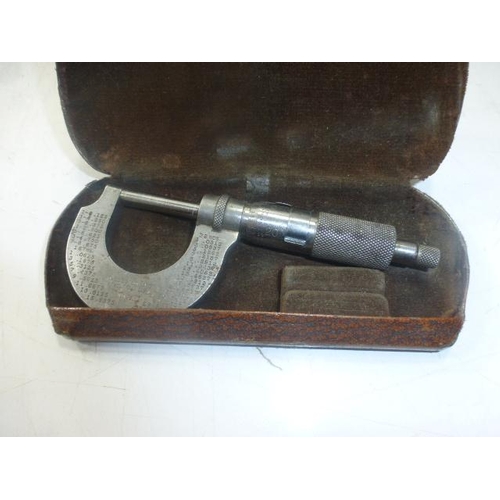 350 - L S Starrett & Co Micrometer inc Case