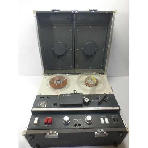 147 - Retro 1950's/60's Sony Reel to Reel Tape Recorder in Full Working Order