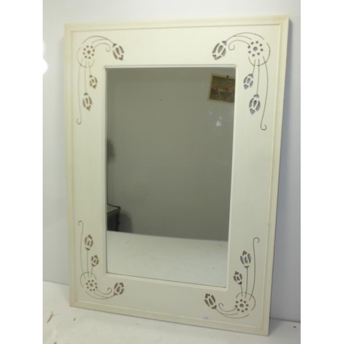 149 - Modern Decorative Framed Mirror (70cm x 50cm)