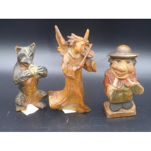 242 - Three Anri Carved Figures