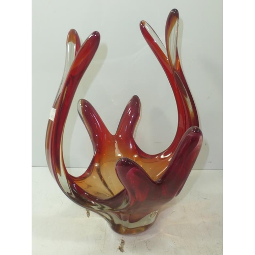 253 - Murano Style Finger Vase (13