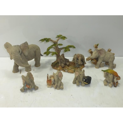 178 - Seven Tuskers Collectable Elephants