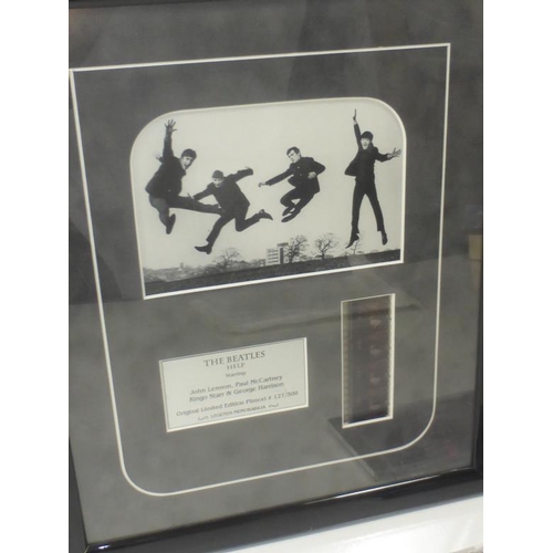 54 - Vintage Beatles Memorabilia to Include Original Limited Edition Film Sell 127/300 for The Beatles He... 