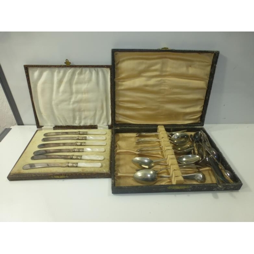 203 - Selection of Silver Plated Cutlery and Jewellery