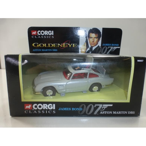 231 - Corgi classics Goldeneye James Bond 007 Aston Matin DB6 Scale Die-Cast Model