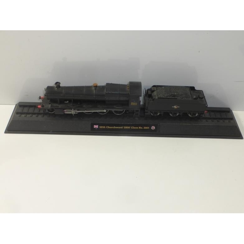 199 - Selection of 5 Model trains Mounted on track including Mallard and More