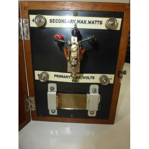 210 - Vintage Cased Electical Transformer