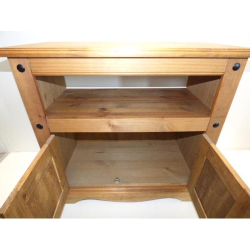 490 - Mexican Pine Storage Cabinet (32