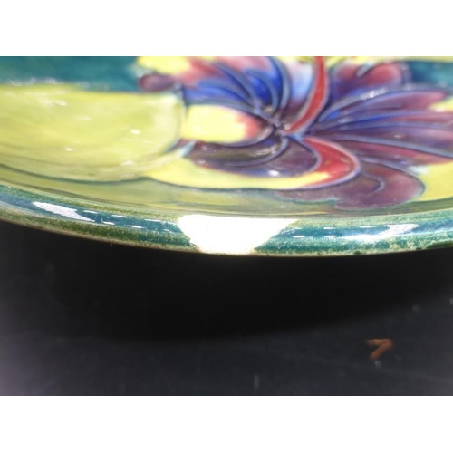 231 - Walter Moorcroft Anemone Bowl (19cm) marked to Base (A/F)