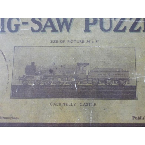 236 - Vintage Great Western Railways Jigsaw Puzzle (Unchecked)