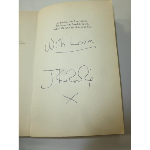 274 - Harry Potter and the Philosopher's Stone signed paper back book with J K Rowling